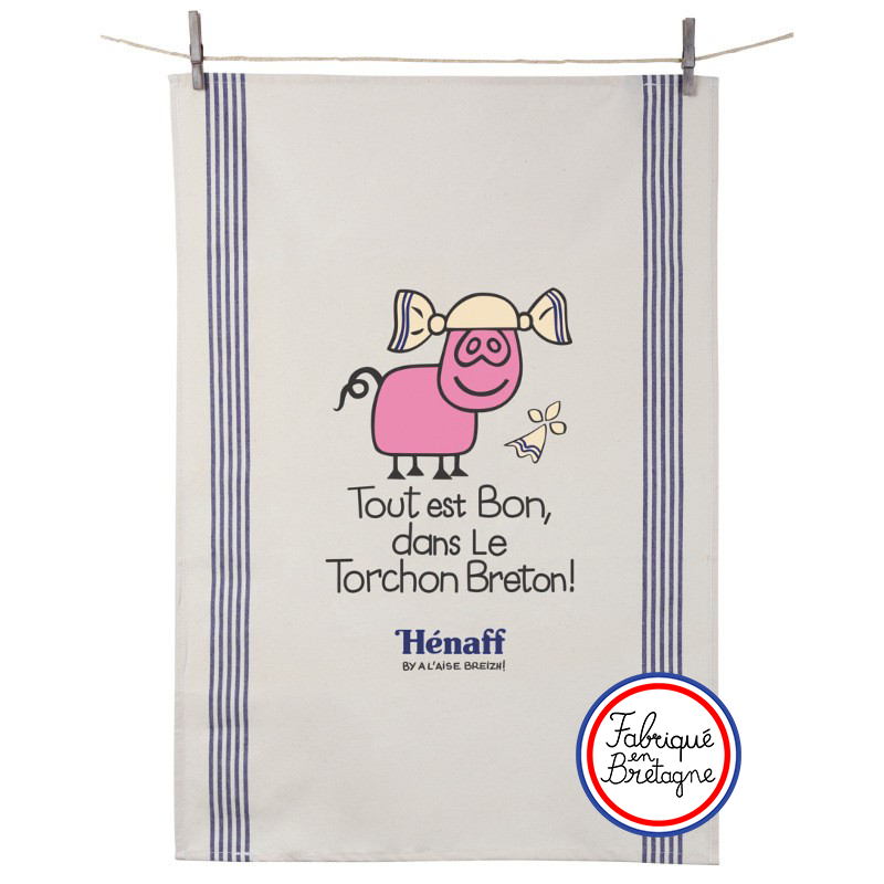 Torchon Hénaff "Tout est Bon dans le Torchon Breton !"