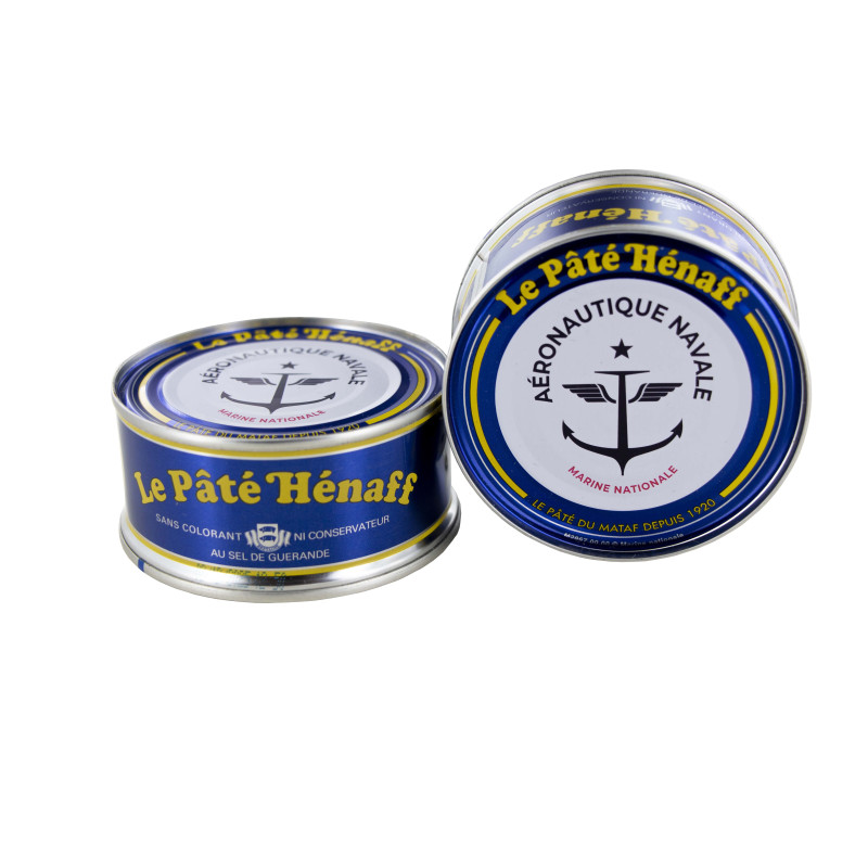 LOT DE 2, Le Pâté Hénaff, Série limitée Marine Nationale « Aéronautique » - 2x154g