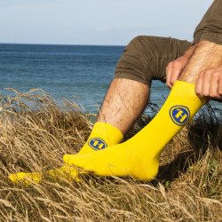 Chaussettes Hénaff Ca envoie du Pâté! - Jaune