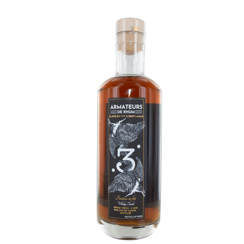 Rhum vieux finish whisky tourbé - 50CL