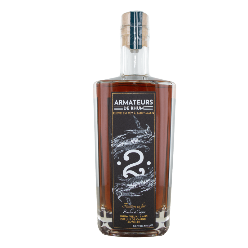 Rhum vieux finish cognac - 50CL