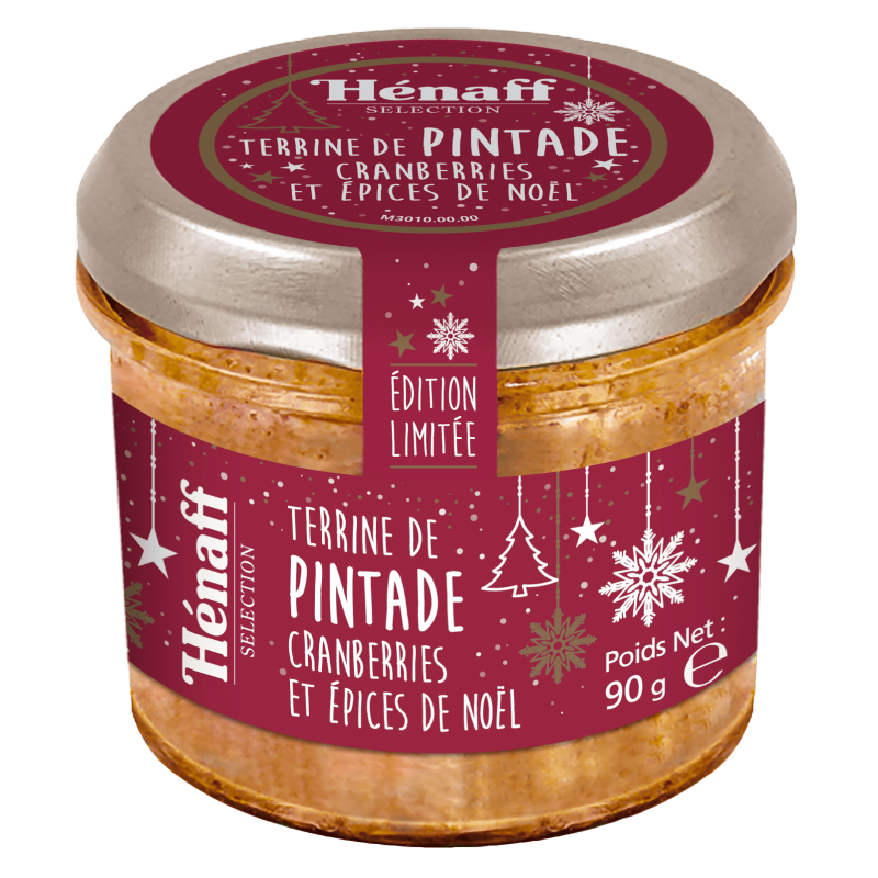 Terrine de pintade aux cranberries et aux épices de Noel Terrine de pintade aux cranberries et aux épices de Noel