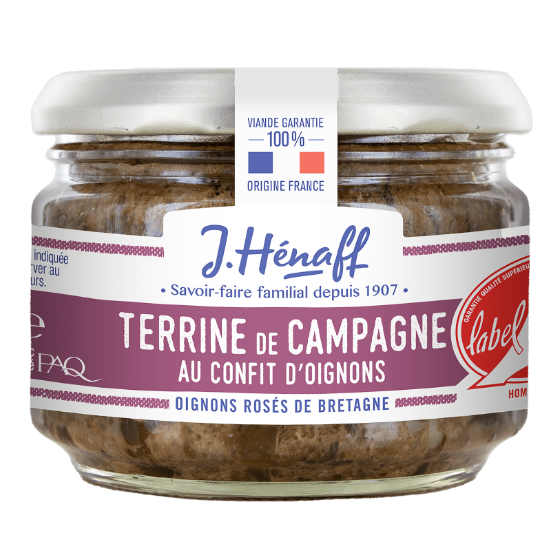 Terrine de campagne aux confits d'oignons -  Hénaff