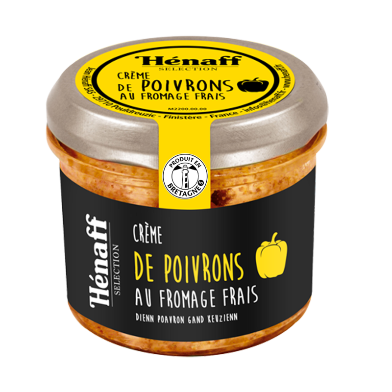 Crème de poivrons au fromage frais - 90g