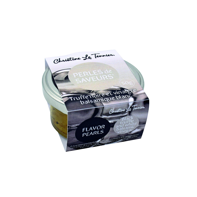 Perles truffe noire et vinaigre balsamique - 50G
