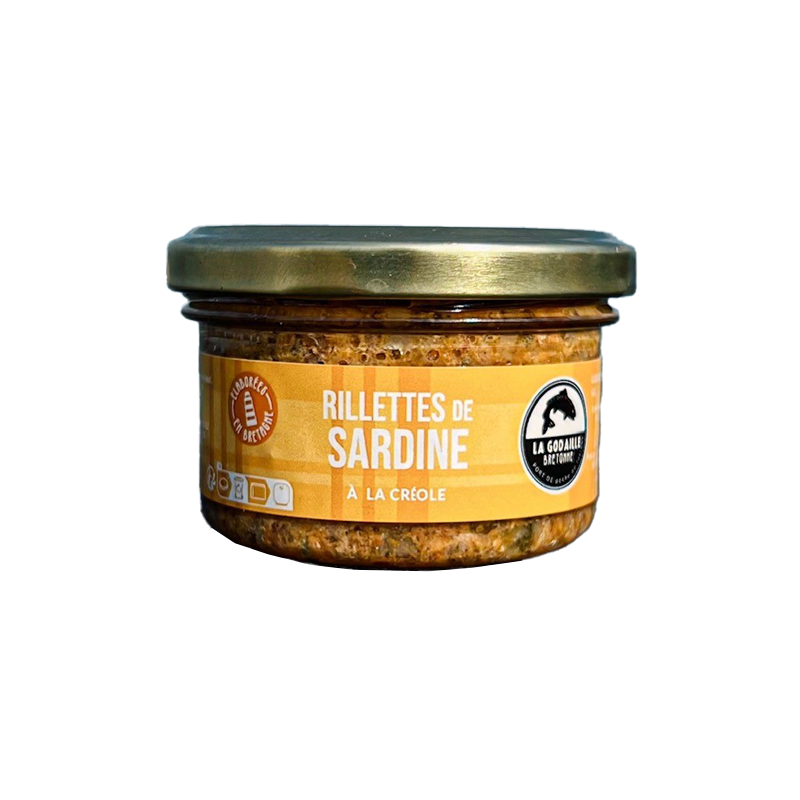 Rillettes de sardine façon créole - 90G Rillettes de sardine façon créole - 90G