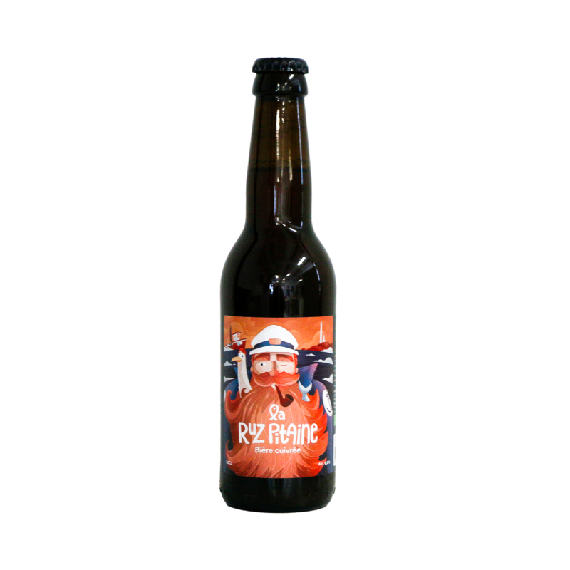 Bière bretonne cuivrée