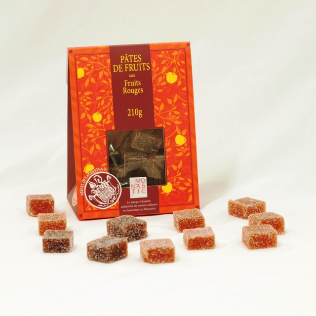 PATES DE FRUITS ROUGES 210G ABBAYE DE LANDEVENNEC