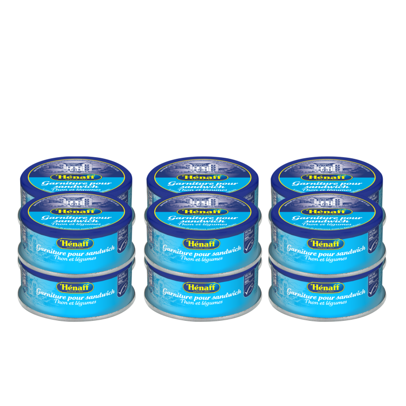 Garniture pour sandwich thon et légumes 78g x12 Garniture pour sandwich thon et légumes 78g x12
