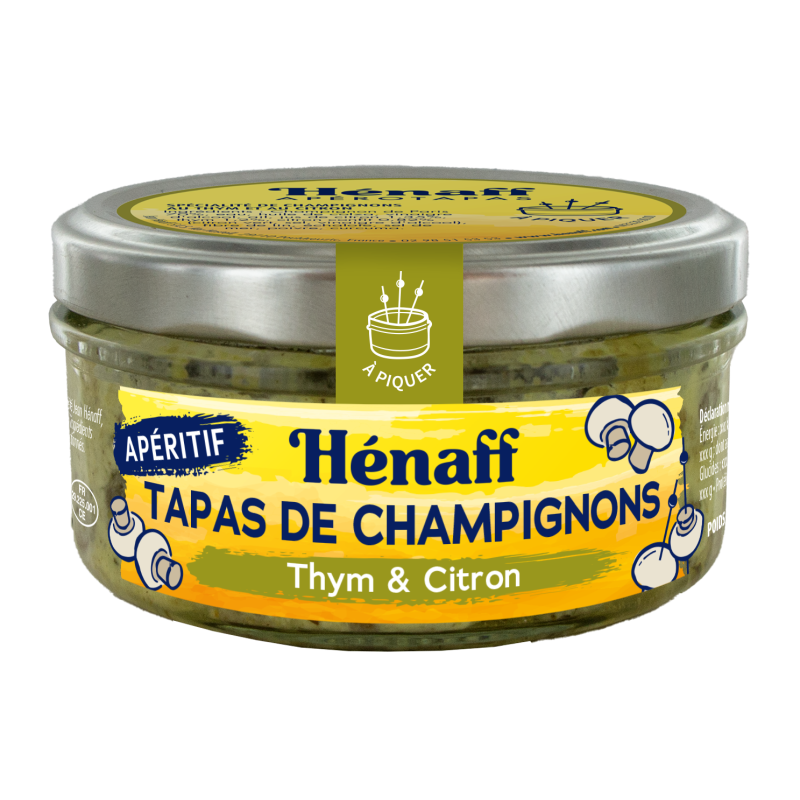 Tapas champignons thym & citron - 110G