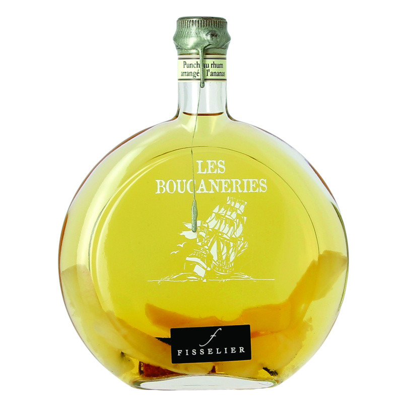 Punch léger au rhum arrangé à l'ananas - 18% - Liqueurs Fisselier