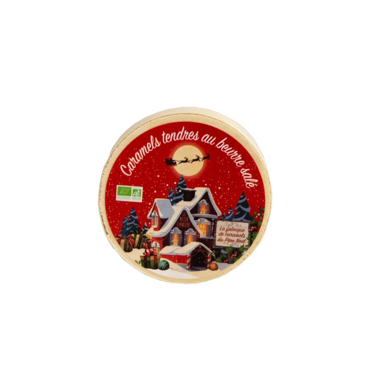 Boite bois caramel de Noël