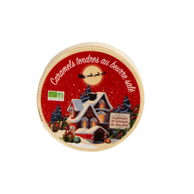 Boite bois caramel de Noël