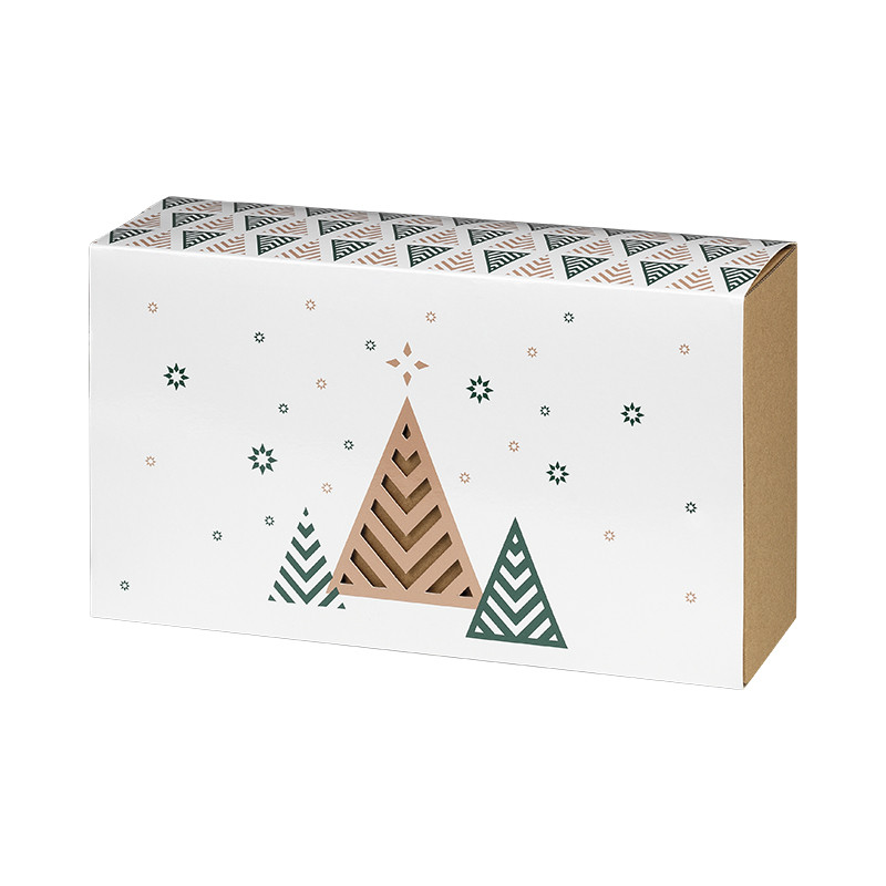Coffret rectangle bonnes fêtes