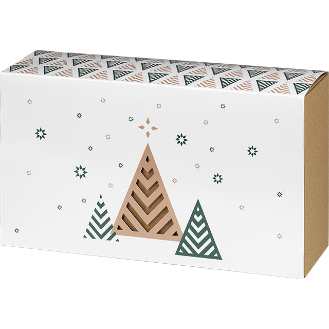 Coffret rectangle bonnes fêtes