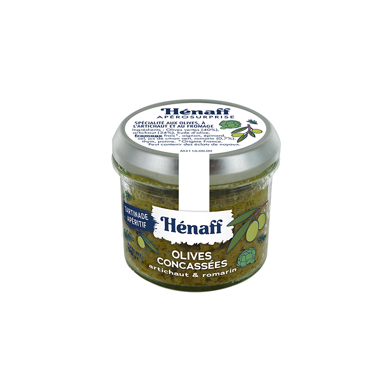 Tartinade à l'olive artichaut et romarin Hénaff 90G