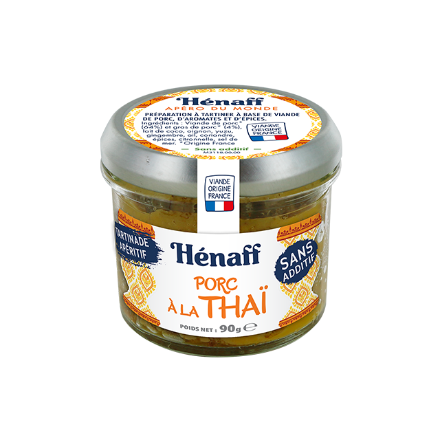 Tartinade de porc à la Thai Hénaff 90g