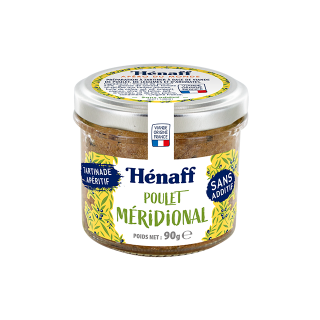 Tartinade Poulet Méridional Hénaff 90g