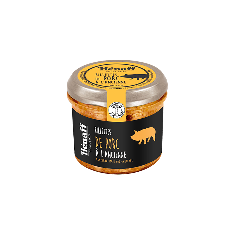 Rillettes de porc à l'ancienne Hénaff Sélection 90g Rillettes de porc à l'ancienne Hénaff Sélection 90g
