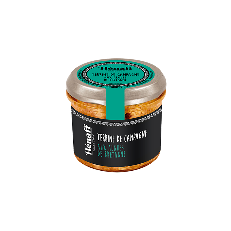 Terrine de campagne aux algues de Bretagne Hénaff Sélection 90g