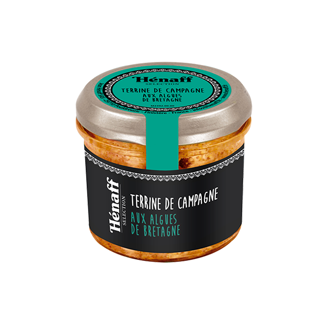 Terrine de campagne aux algues de Bretagne Hénaff Sélection 90g