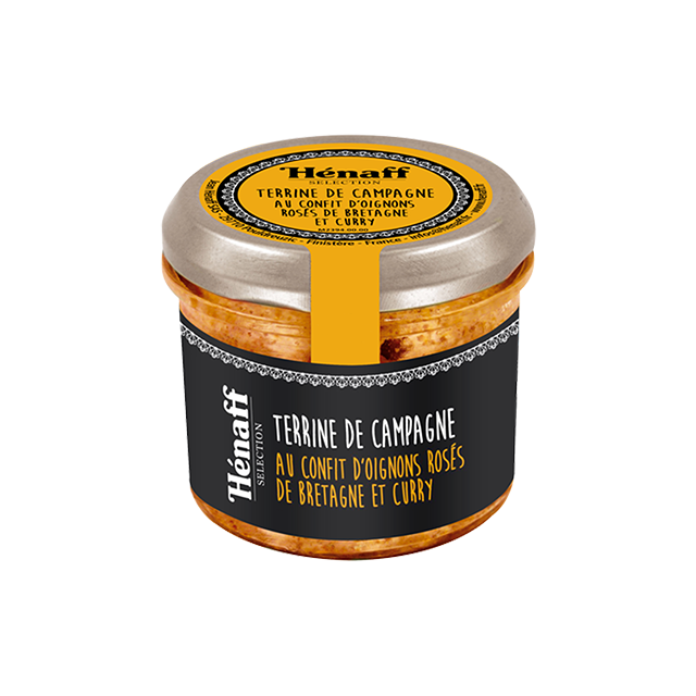 Terrine de campagne au confit d'oignons et curry Hénaff Sélection 90g