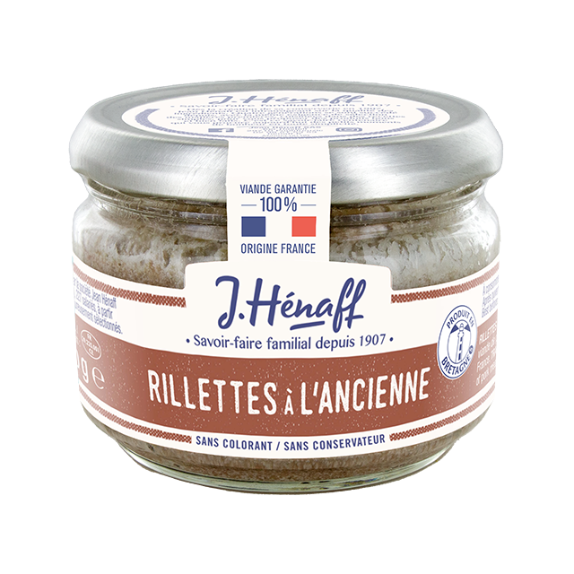 Rillettes à l'ancienne Jean Hénaff - 180g