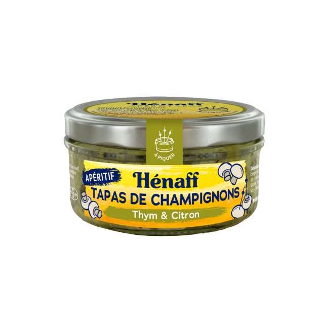 Tapas champignons thym & citron Hénaff - 110G