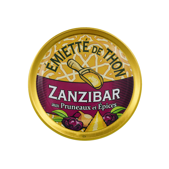 Emietté de thon aux pruneaux et épices - ZANZIBAR - Conserverie La Belle Iloise - 80 g