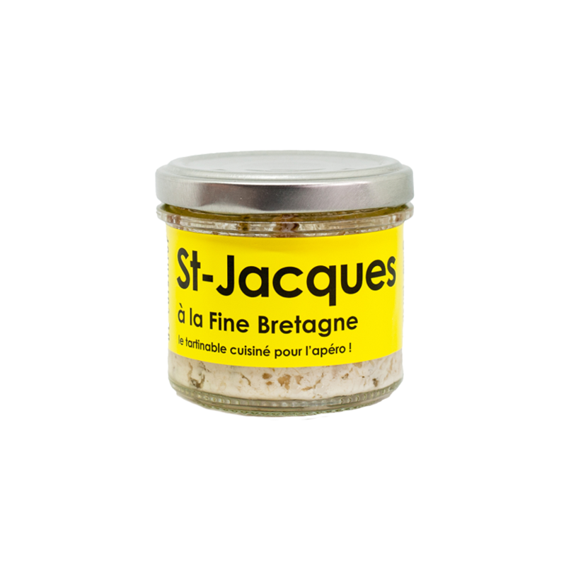 Tartinable de St-Jacques à la Fine Bretagne - L'Atelier du Cuisinier - 80g