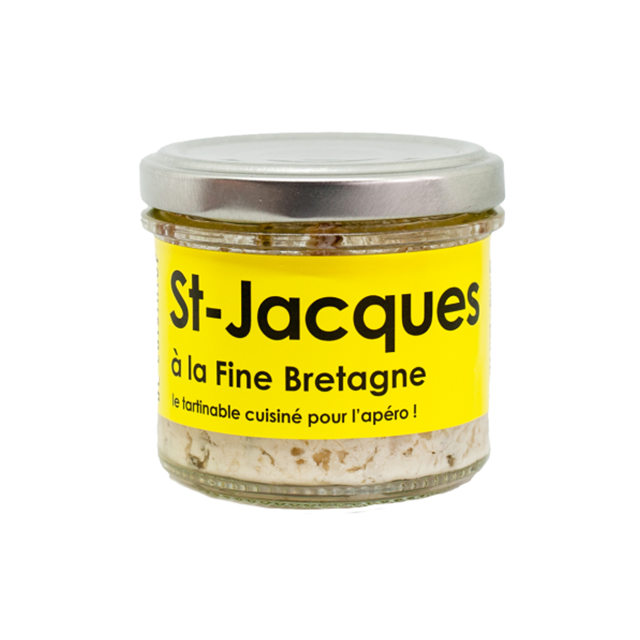 Tartinable de St-Jacques à la Fine Bretagne - L'Atelier du Cuisinier - 80g