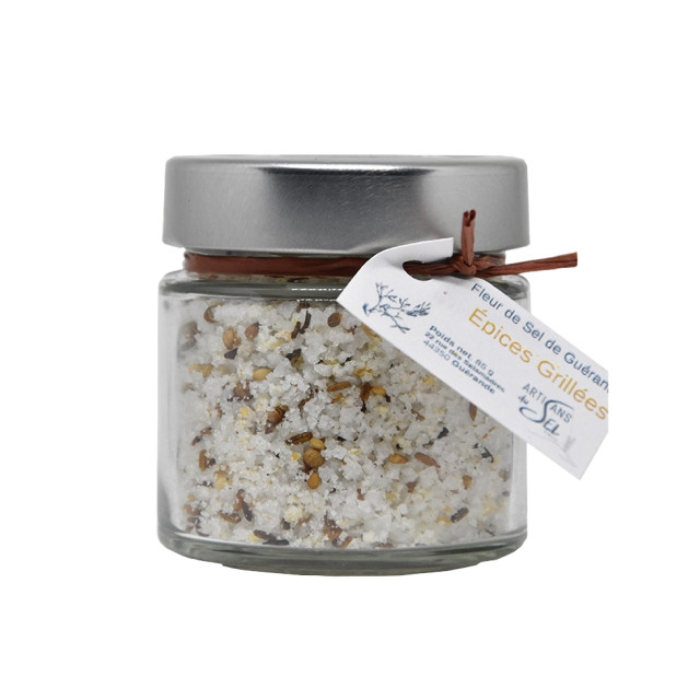 Fleur de Sel de Guérande aux épices grillées - 85g