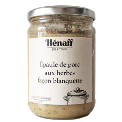 Epaule de porc aux herbes façon blanquette