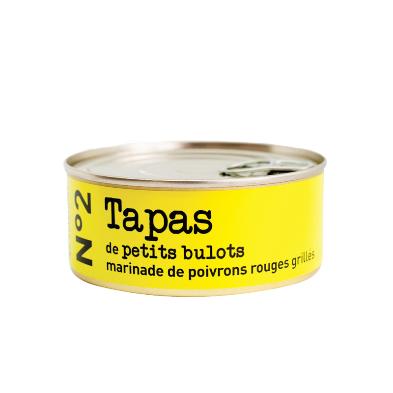 N°2 Tapas de petits bulots, marinades de poivrons rouges grillés - 215g N°2 Tapas de petits bulots, marinades de poivrons rouges grillés - 215g