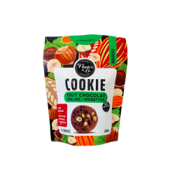 Cookie tout chocolat praliné noisettes