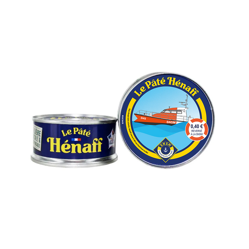 Lot de 2, Le Pâté Hénaff "SNSM" Lot de 2, Le Pâté Hénaff "SNSM"