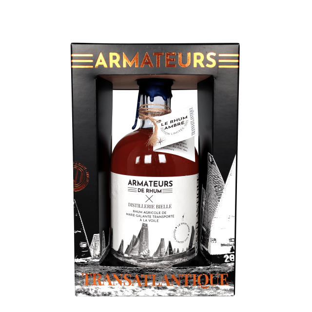 Rhum transatlantique ambré...