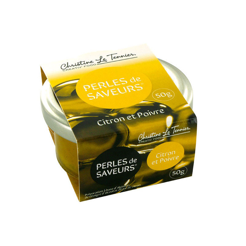 Perles de citron poivre - 50g