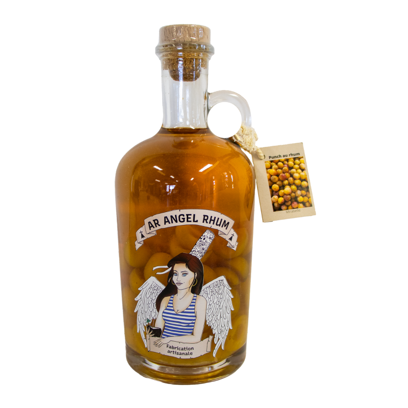 Rhum arrangé à la mirabelle 70cl - Ar Angel