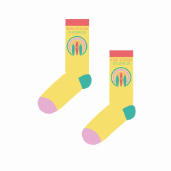 Chaussettes Hénaff After Surf Jaune