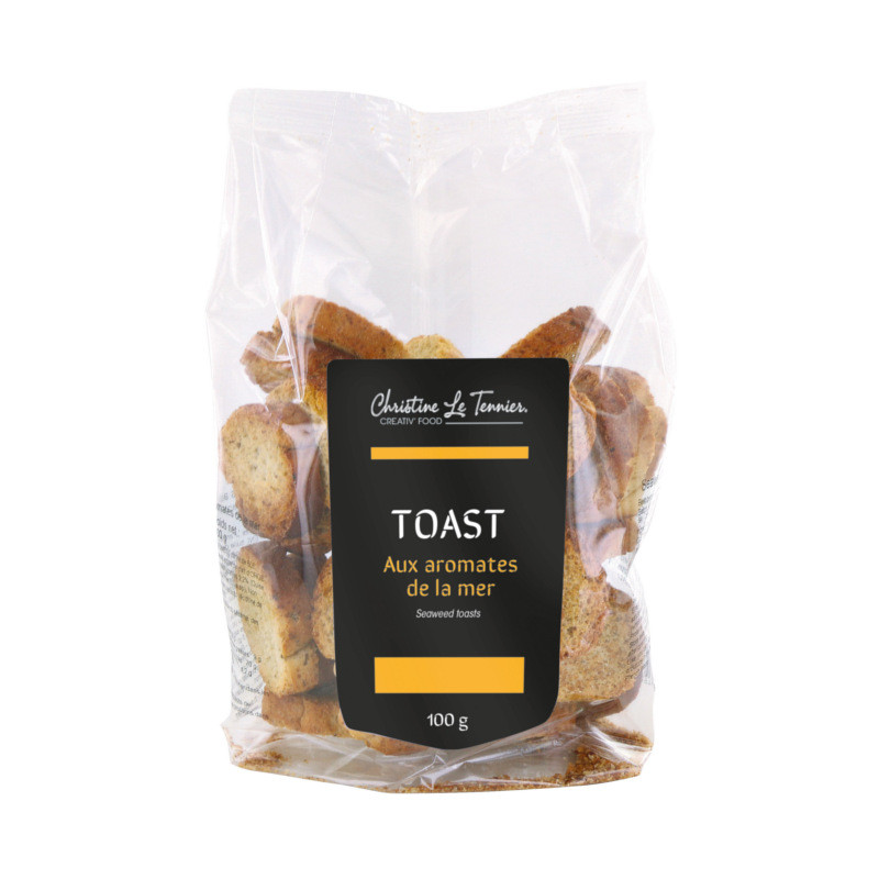 Toasts aux aromates de la mer - 100g