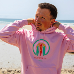 Sweat Hénaff After Surf Rose