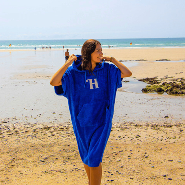 Poncho Bleu Hénaff