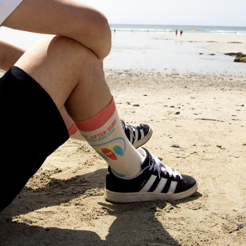 Chaussettes Hénaff After Surf Écru