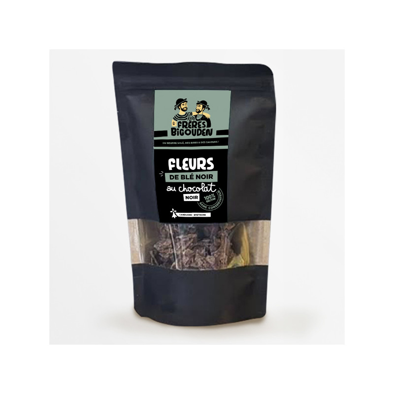 Fleurs de blé noir au chocolat noir - 100g