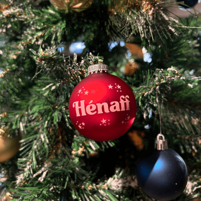 BOULE DE SAPIN DE NOEL HENAFF