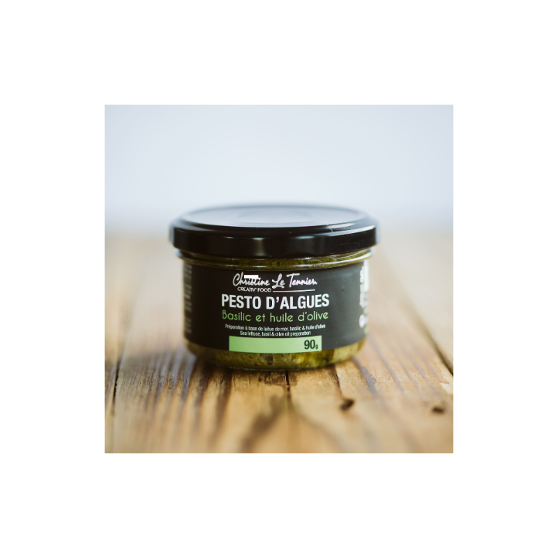 Pesto marin laitue de mer et basilic - 90g