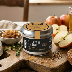 Rillettes de porc au cidre et oignons caramélisés - 90g