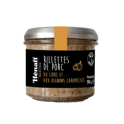 Rillettes de porc au cidre et oignons caramélisés - 90g