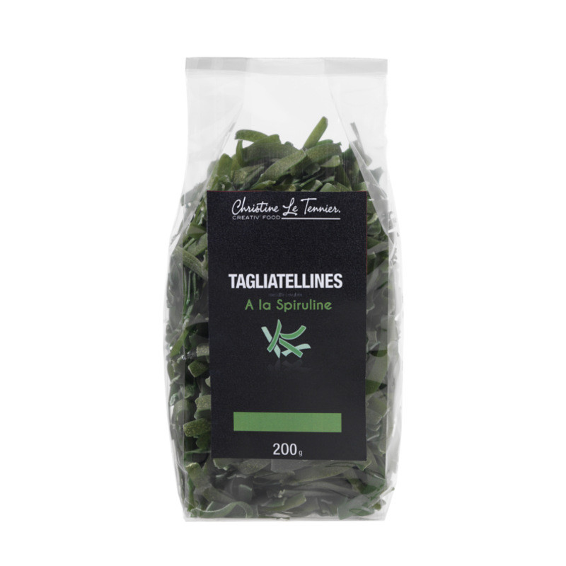 Tagliatellines à la spiruline - 200g